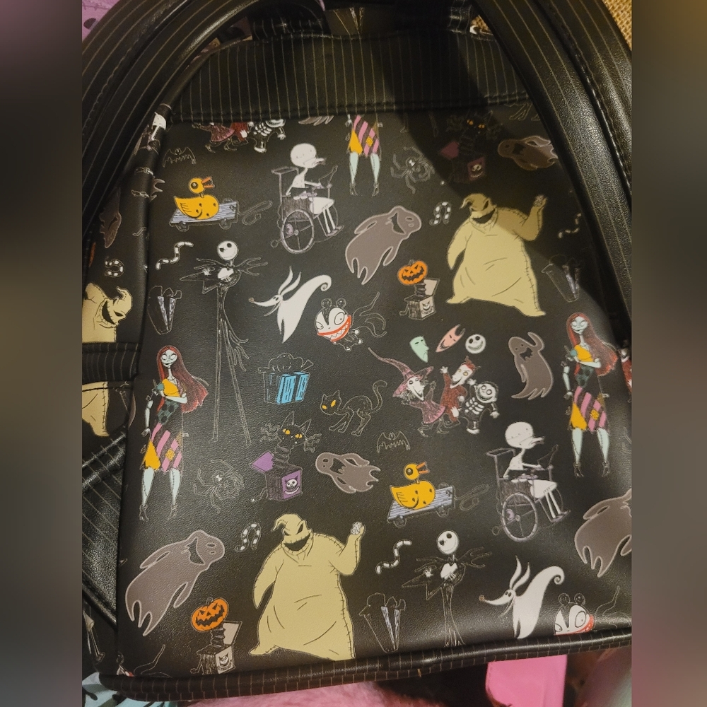 Disney Nightmare Before Christmas Backpack - Black and Multicolor - Picture 3 of 4